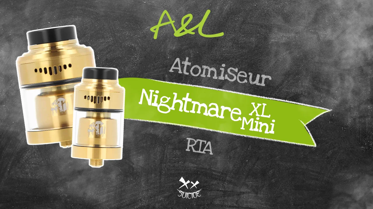 Tutorial Nightmare XL and Mini RTA atomizer by Suicide Mods