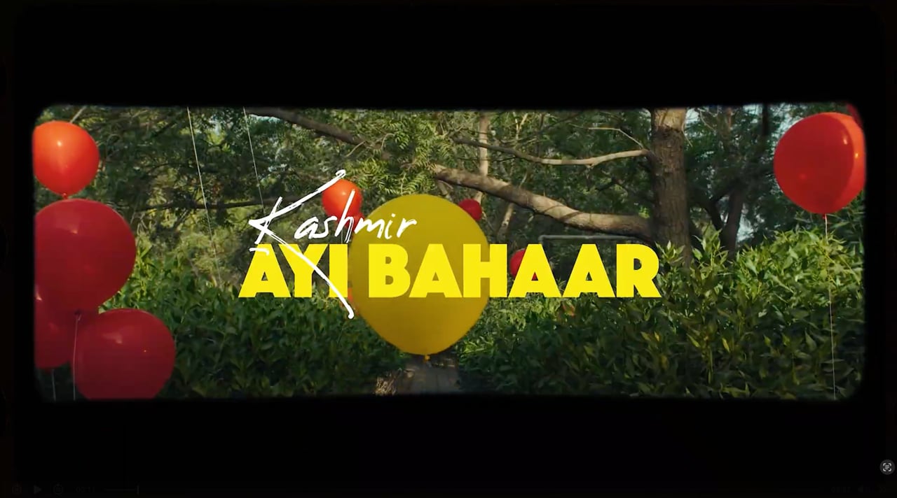 KASHMIR - Ayi Bahaar (Official Music Video) - Post and Edit