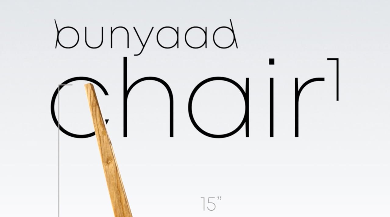 Dovetails - Bunyaad Chair¹