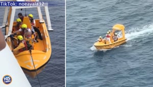 Dad Saves Daughter Lost at Sea