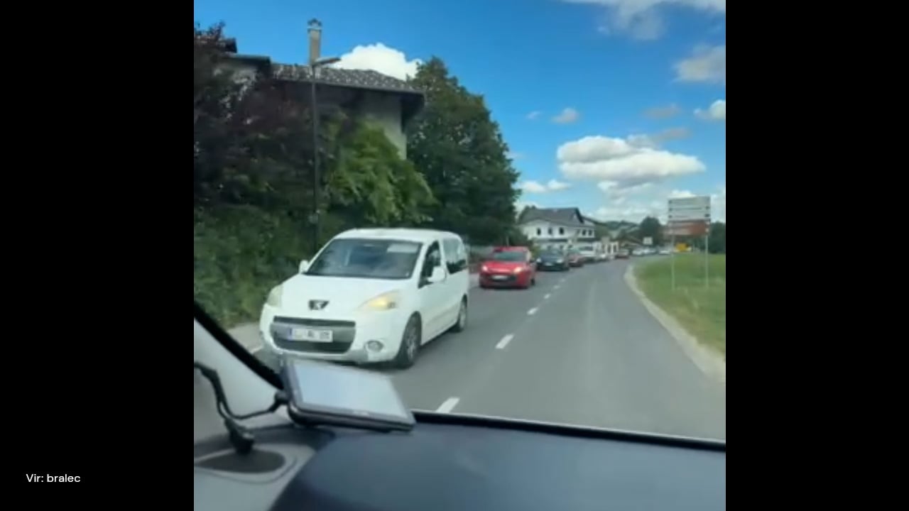 Prepovedan obvoz na 
