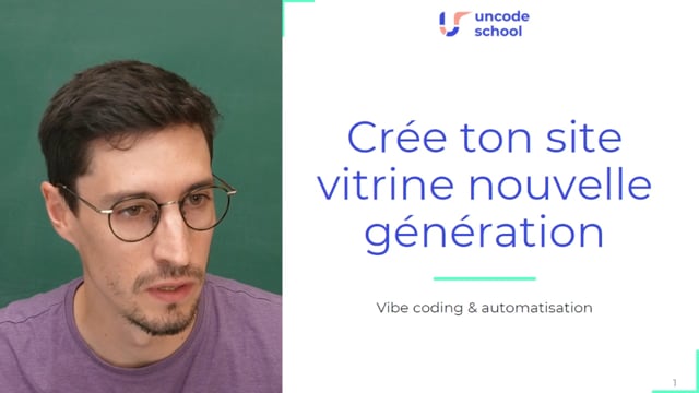 Vibe coding & automatisation : Crée ton site vitrine nouvelle génération