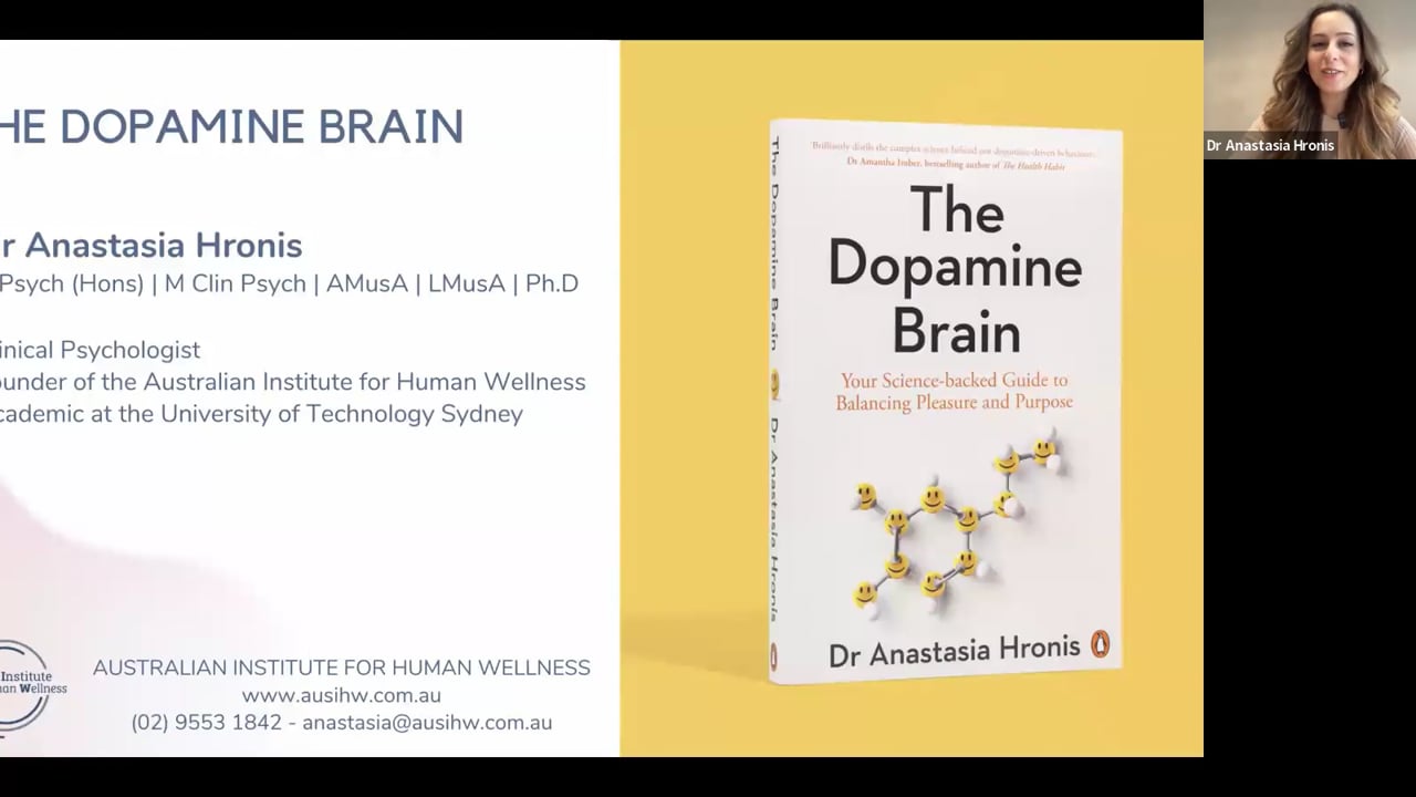 The Dopamine Brain · CPD points & talks · Australia