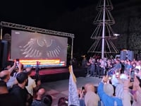 رصد لاحتفالات أهالي مدينة طرطوس بمناسبة إطلاق الهوية البصرية الجديدة