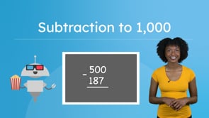 Subtraction to 1,000