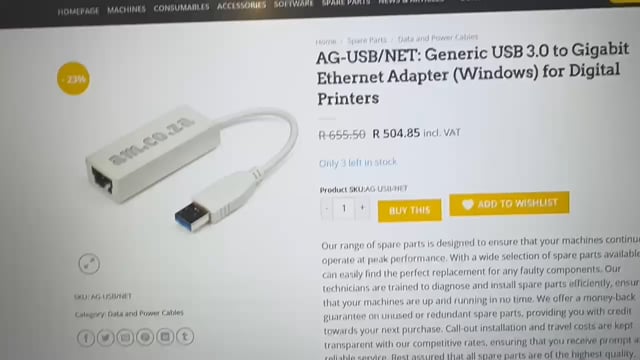 USB/Network Adapter IP Address Setting for ATools, PrintExp Printers, Raycus Laser etc