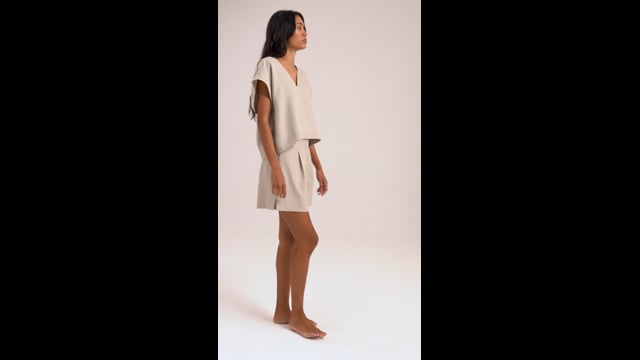 Shorts Cila Linho Natural