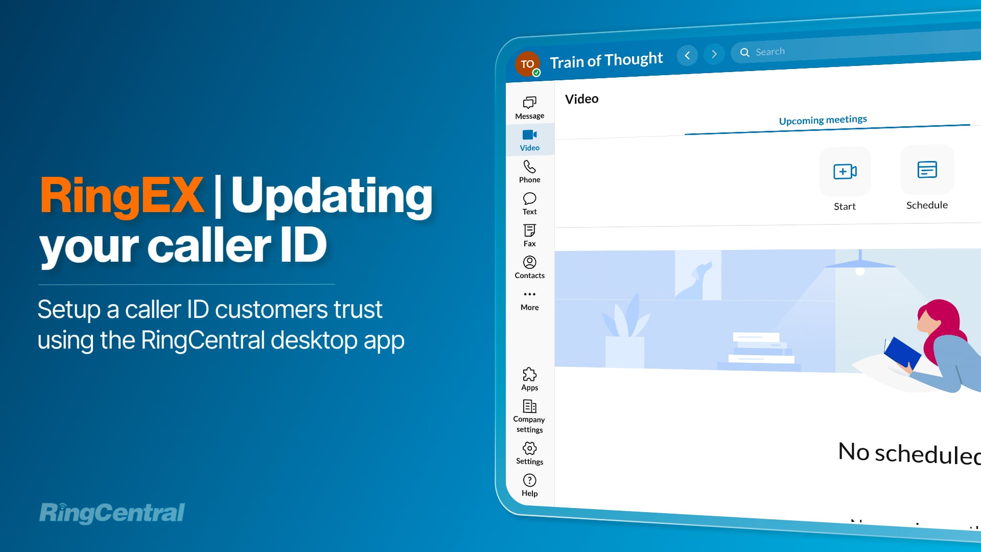 Updating your caller ID using the RingCentral desktop app