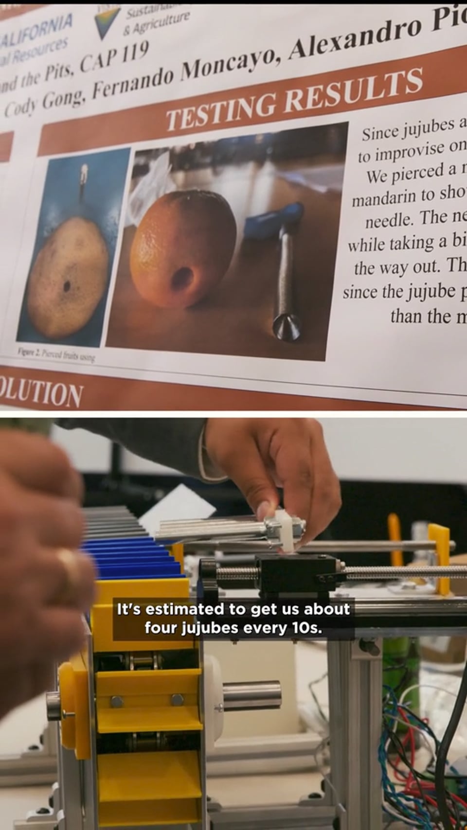 From Local Need to Student Innovation: Pitting Jujubes for Small Farms