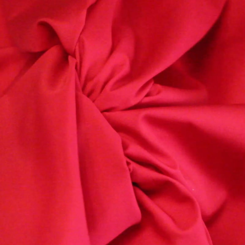 Vidéo: Toile 100% coton - Rouge