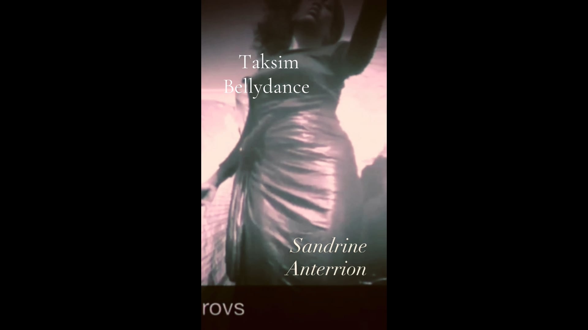 Bellydance Taksim clip Sandrine Anterrion