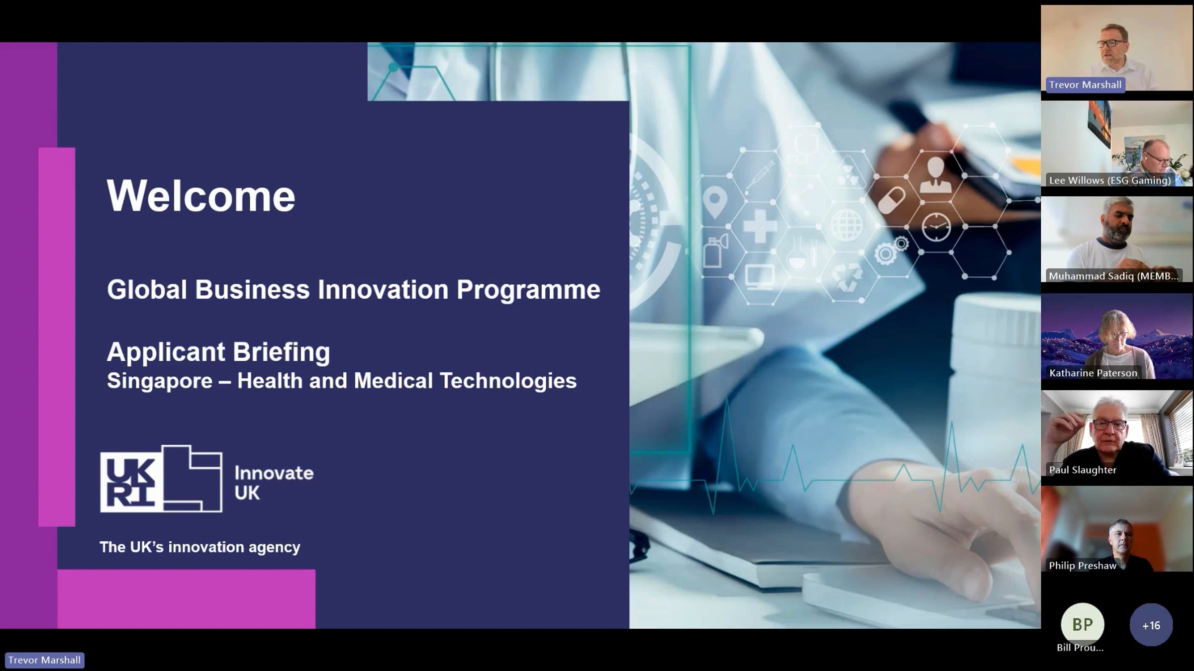 Innovate UK GBIP Applicant Briefing - Health & Medical Technologies ...