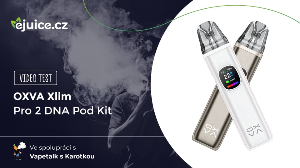OXVA Xlim Pro 2 DNA Pod Kit - video test (CZ)