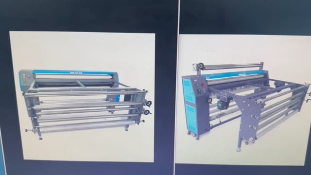 Difference Between 1600mm Roller Heat Press E6 and E6P Model for Additional Linear Paper Brackets