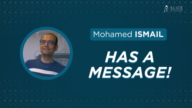 Mohamed Ismail has a message for you!