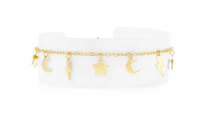 Italian 10kt Yellow Gold Celestial Symbol Charm Bracelet