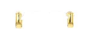 Italian 10kt Yellow Gold Huggie J-Hoop Earrings