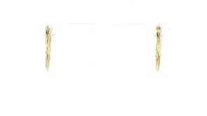 14kt Yellow Gold Huggie Hoop Earrings