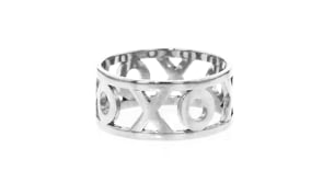 Sterling Silver XO Ring