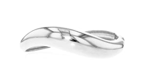 Sterling Silver Sculptural Bangle Bracelet