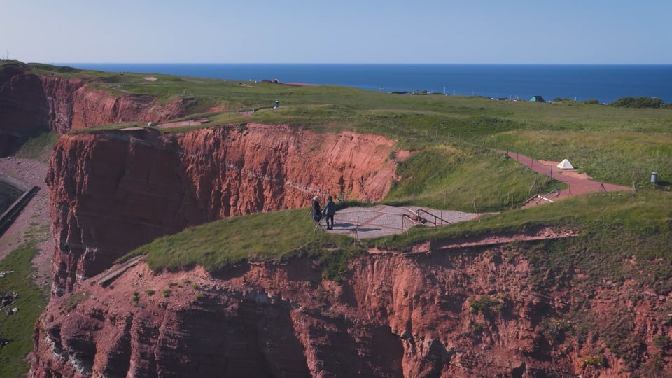 Helgoland—Matt and Carlo Rovelli, a drone sneak peek 