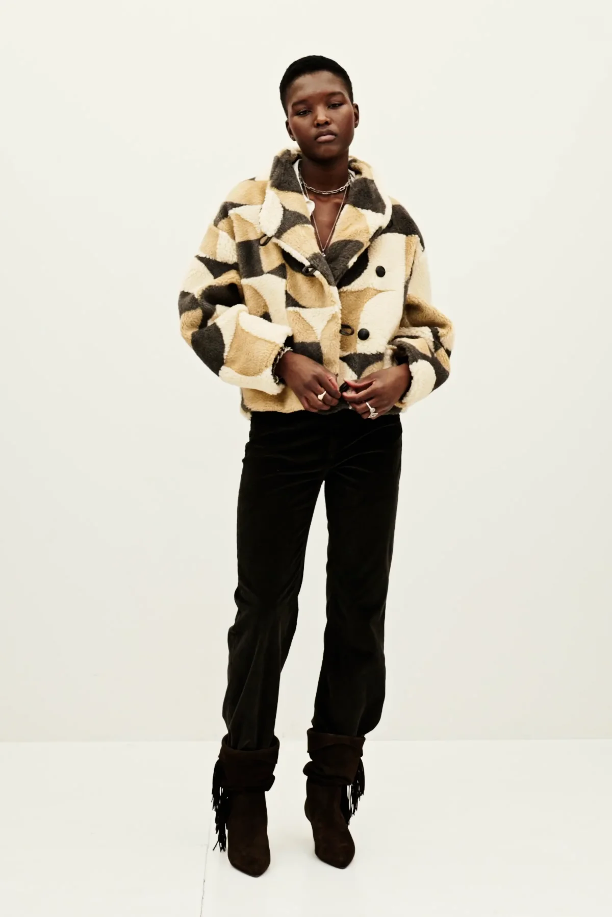 Imitatiebontjas Futura Brown // ba&sh NL