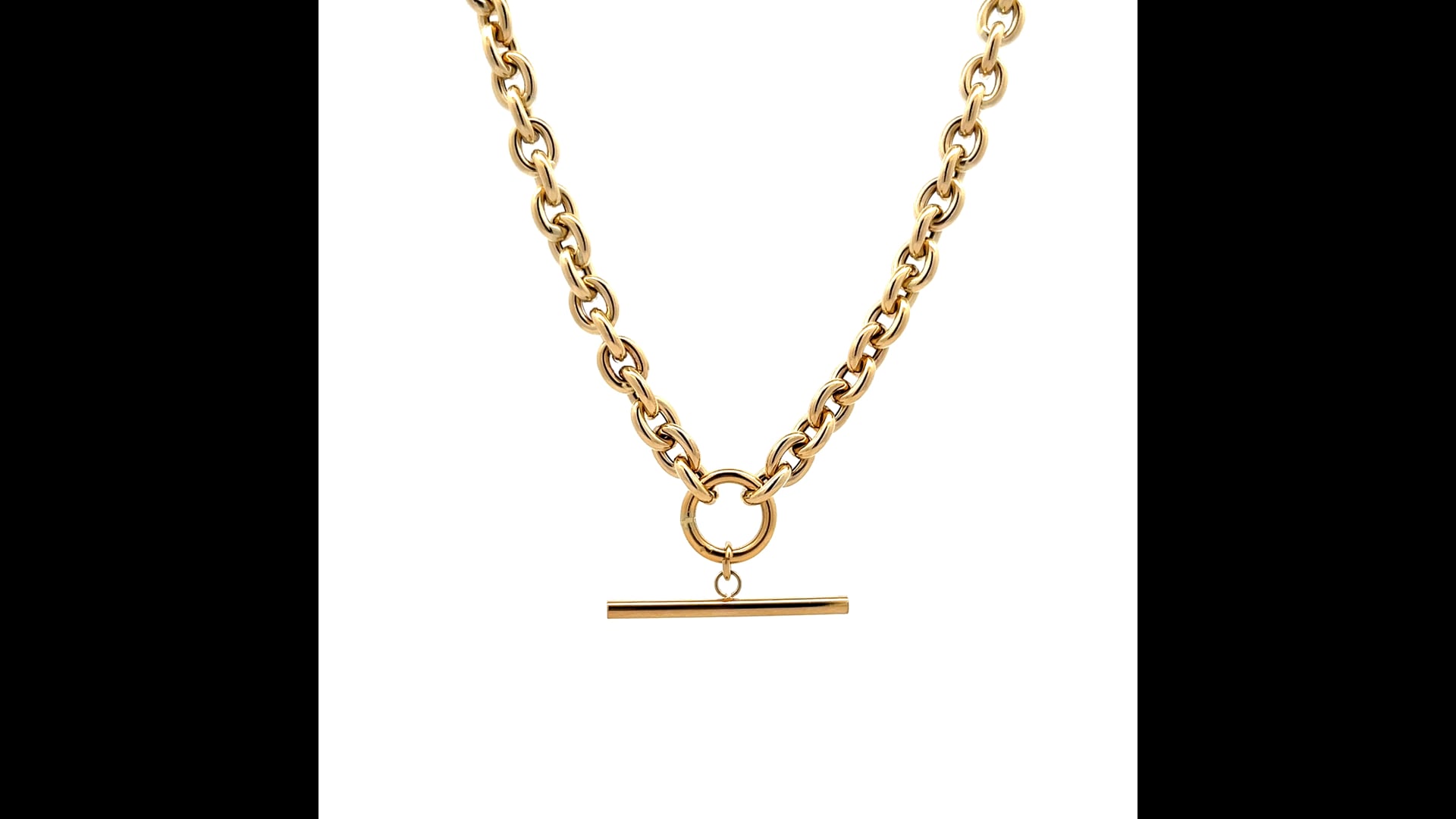 本日限定価格　HENSON CURB LINK NECKLACE Round Curb Link Chain — Henson and Gold