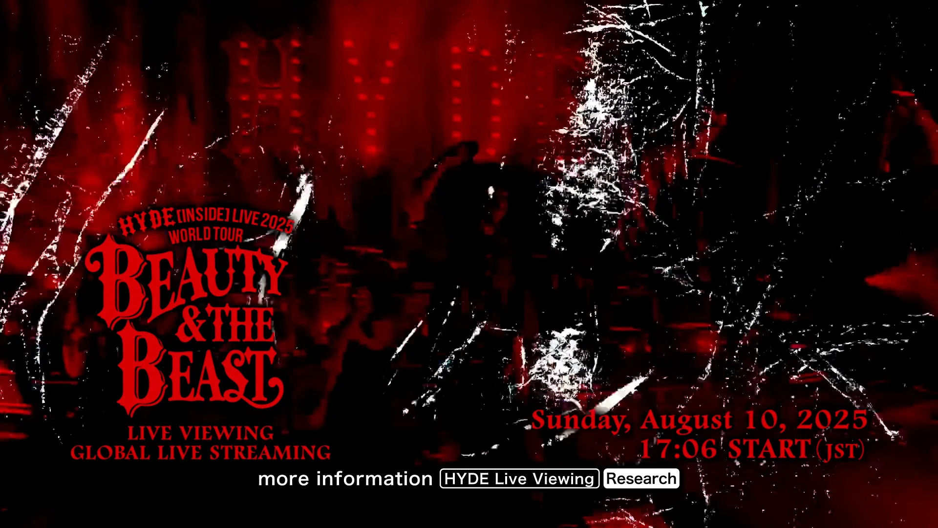 ミュージシャン HYDE [INSIDE]LIVE 2025 HYDE'S WATCH HYDE Delivers Chaotic Spectacle at 2025 World Tour Opener in