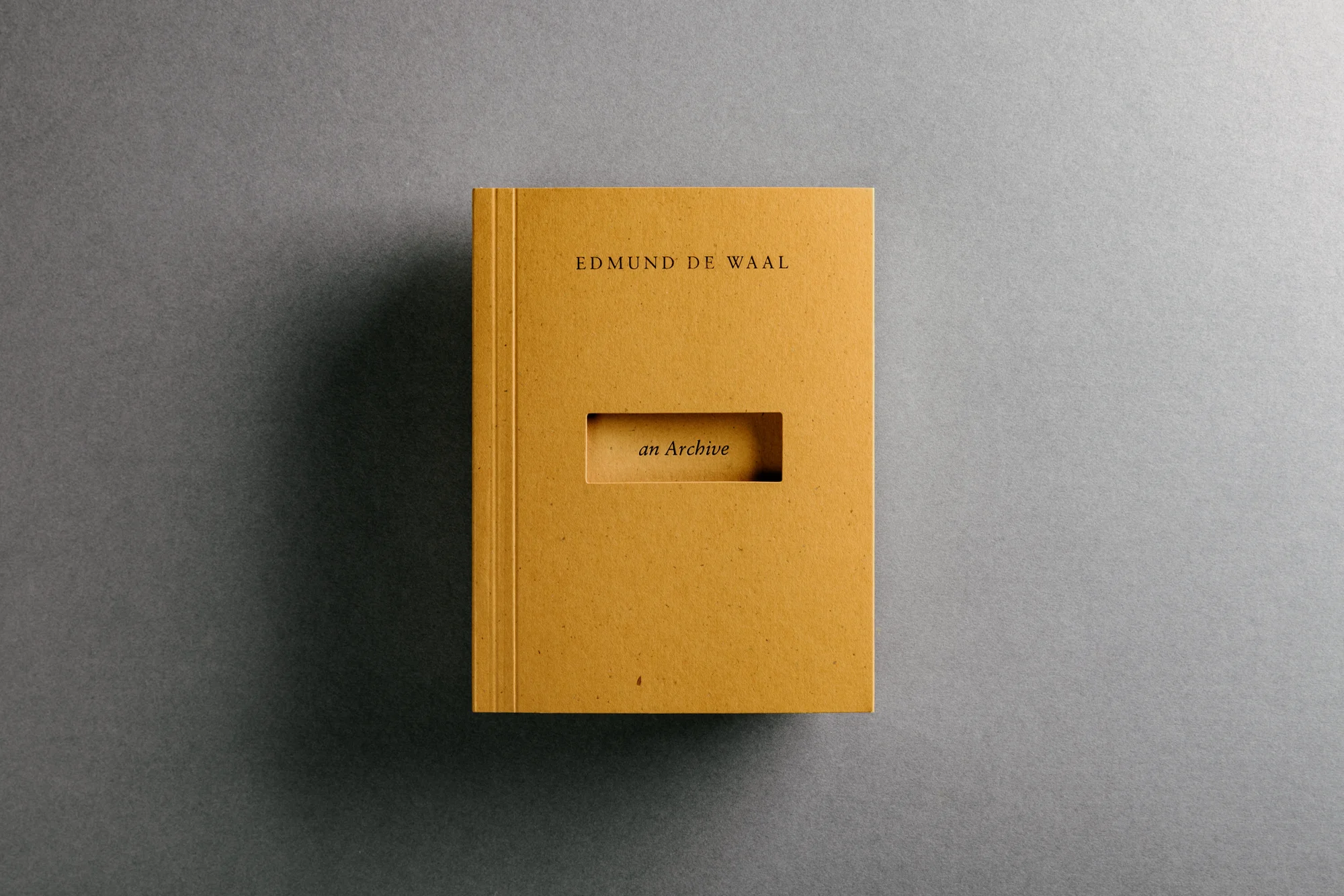 EDMUND DE WAAL | AN ARCHIVE — Ivorypress