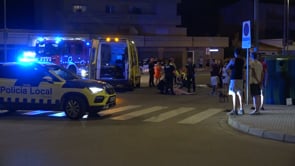 Doble atropellament nocturn en un pas de vianants