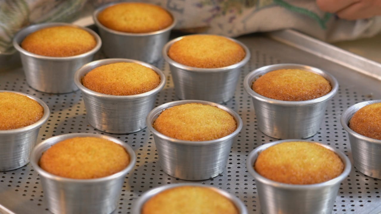 Mini cupcakes de Naranja