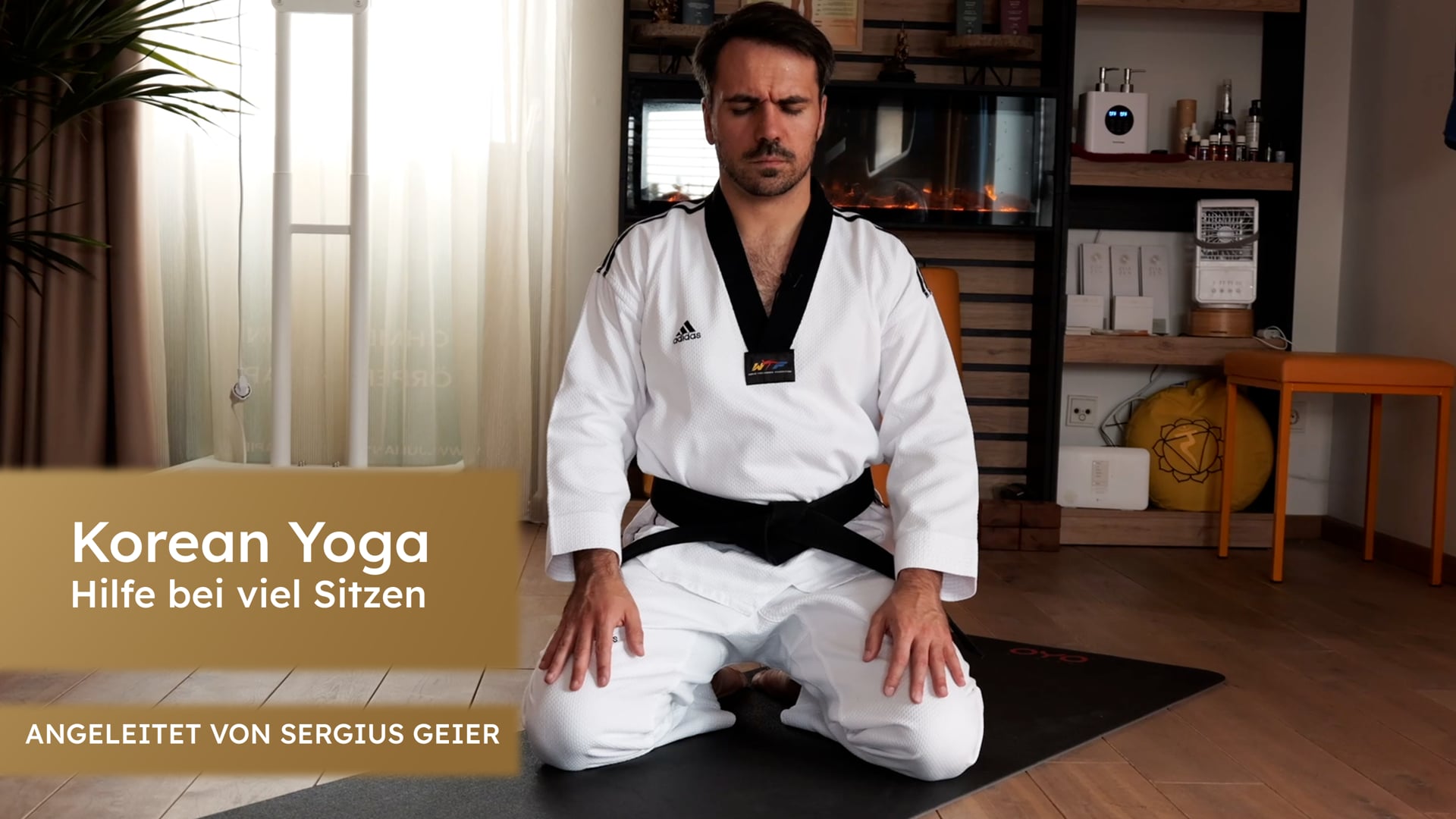 Korean Yoga - Hilfe bei viel Sitzen - Übungen 1