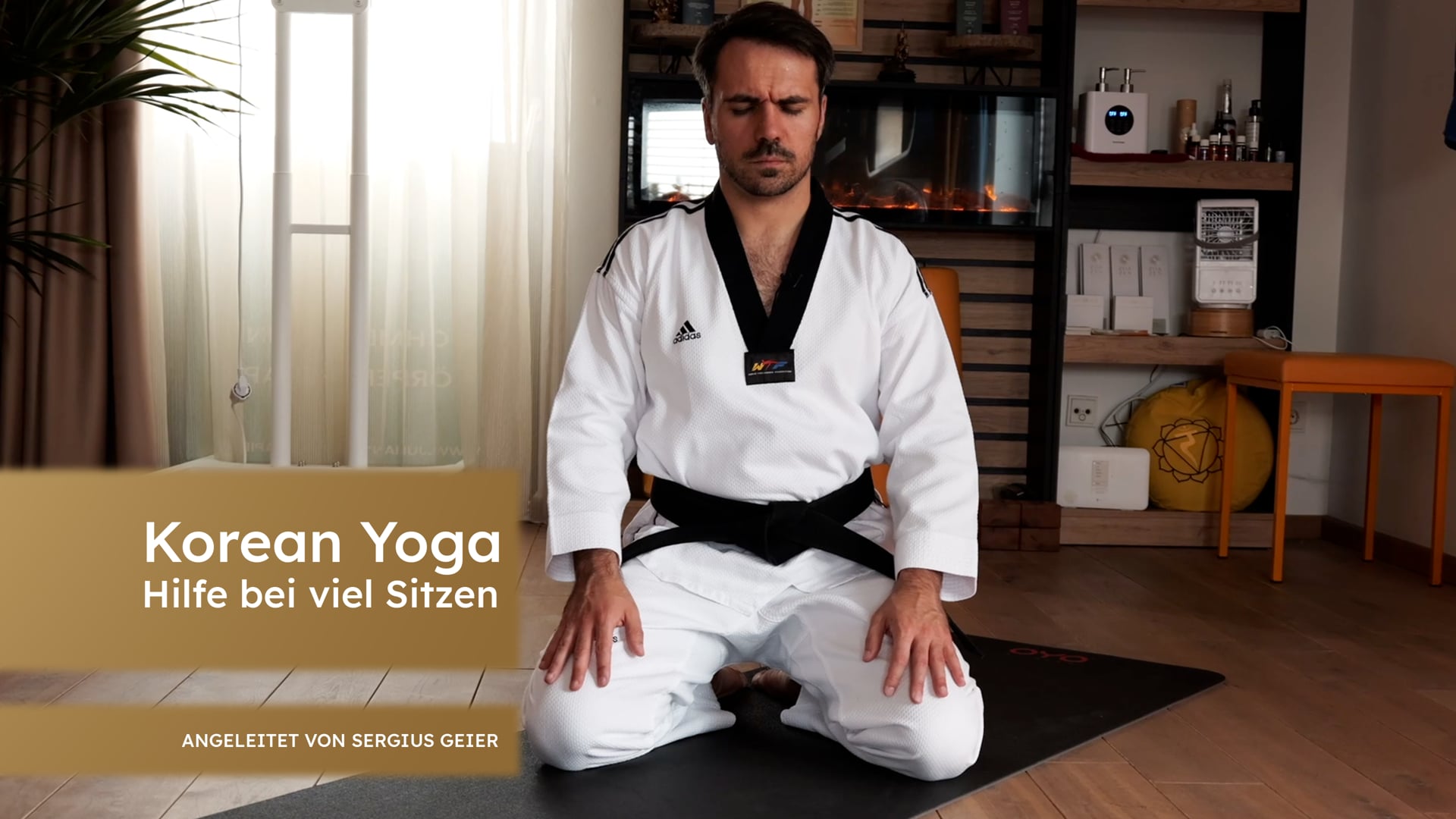Korean Yoga - Hilfe bei viel Sitzen - Übungen 1