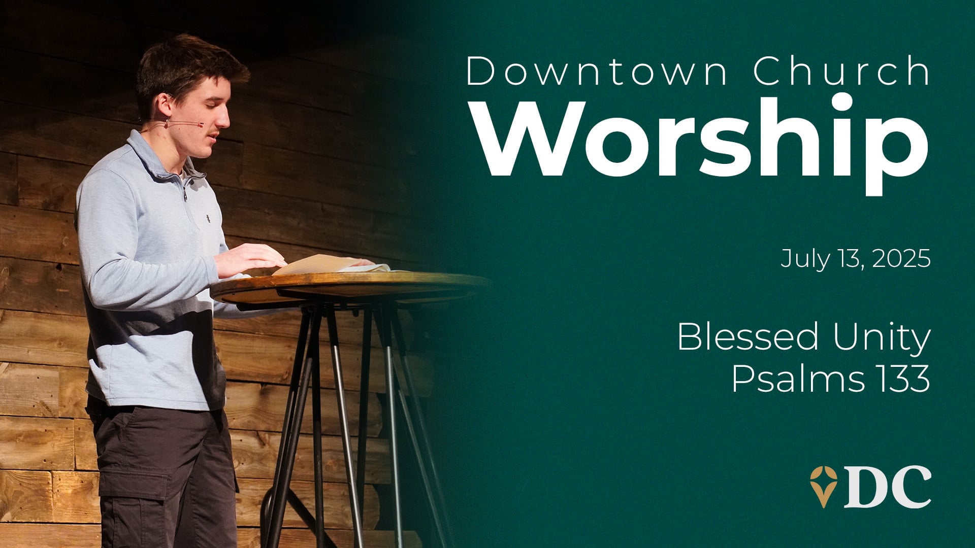 DC Worship | Blessed Unity