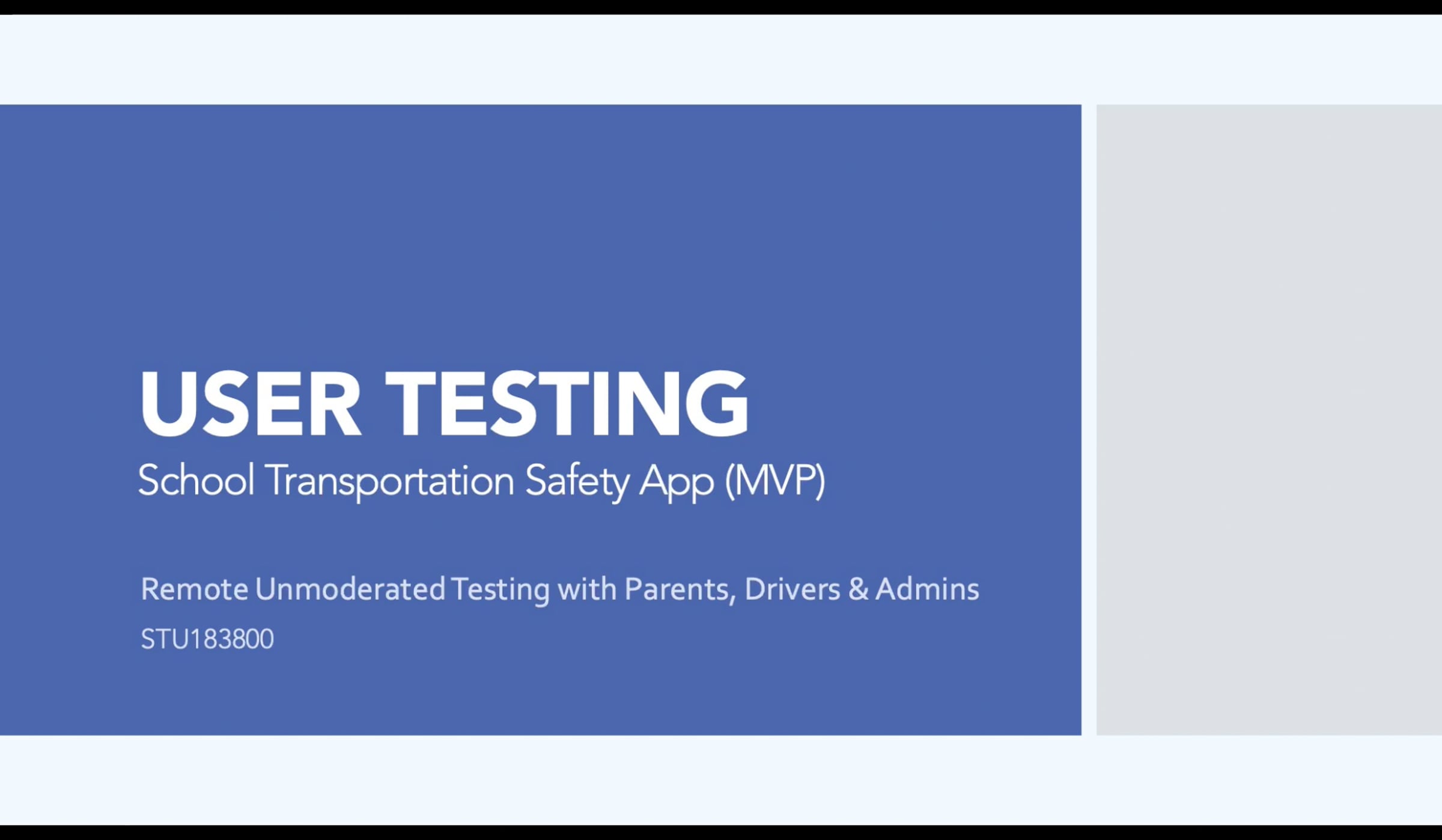 USER TESTING | Videos & Movies on Vimeo