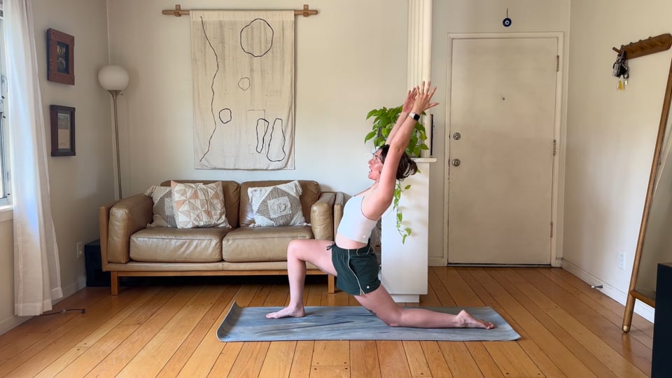 Feel Grounded, a 30-minute yoga for stress relief class with Haley Havelock