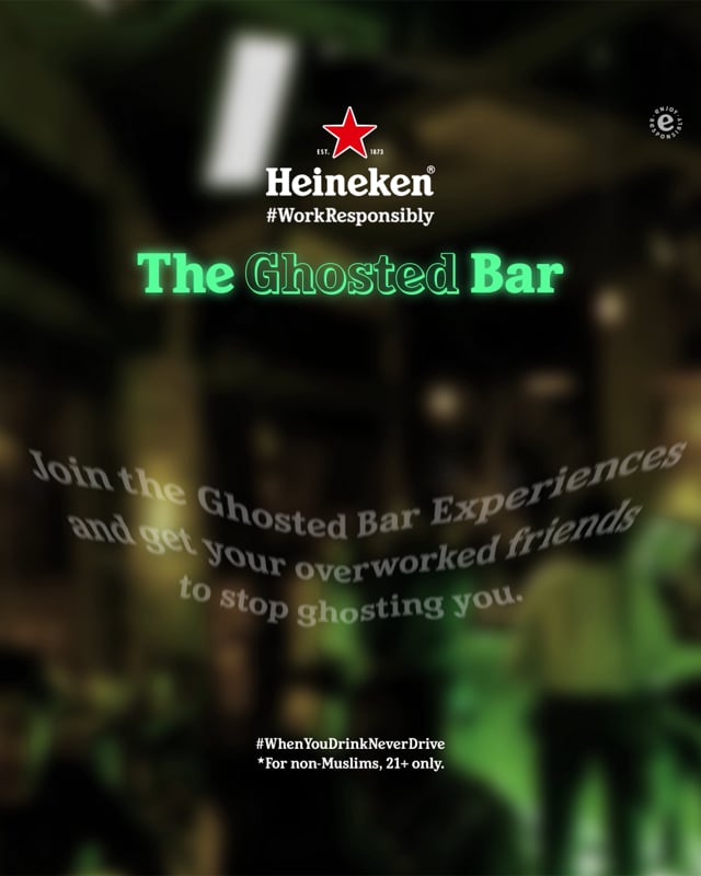 The Ghosted Bar Campaign by Heineken Cover Image