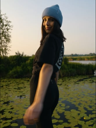 Video: T-shirt klasyczny czarny Ryboscypek UNISEX