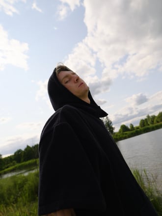 Video: PONCHO czarne