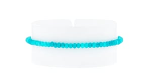 11.00 ct. t.w. Blue Apatite Bead Bracelet in 18kt Gold Over Sterling