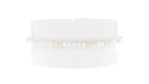 Mother-of-Pearl Bead Bracelet in 18kt Gold Over Sterling