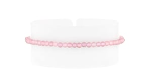 8.25 ct. t.w. Rose Quartz Bead Bracelet in 18kt Gold Over Sterling