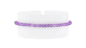 8.00 ct. t.w. Amethyst Bead Bracelet in 18kt Gold Over Sterling