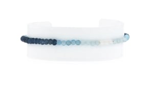 3mm Moonstone and 10.60 ct. t.w. Multi-Gemstone Bead Bracelet in 18kt Gold Over Sterling