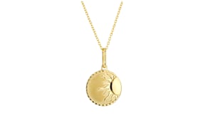 Italian 14kt Yellow Gold Sun Charm