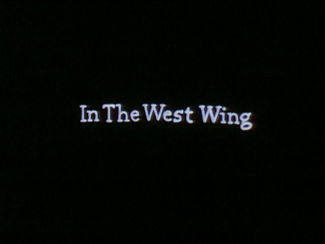 Thumbnail for In The West Wing