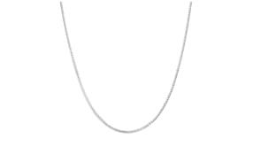 Italian 1.4mm Platinum Wheat-Chain Necklace