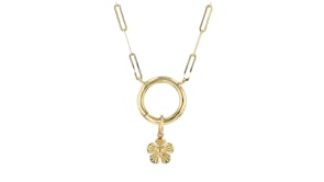 Italian 14kt Yellow Gold Flower Charm