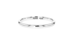 Womens 2mm Platinum Band