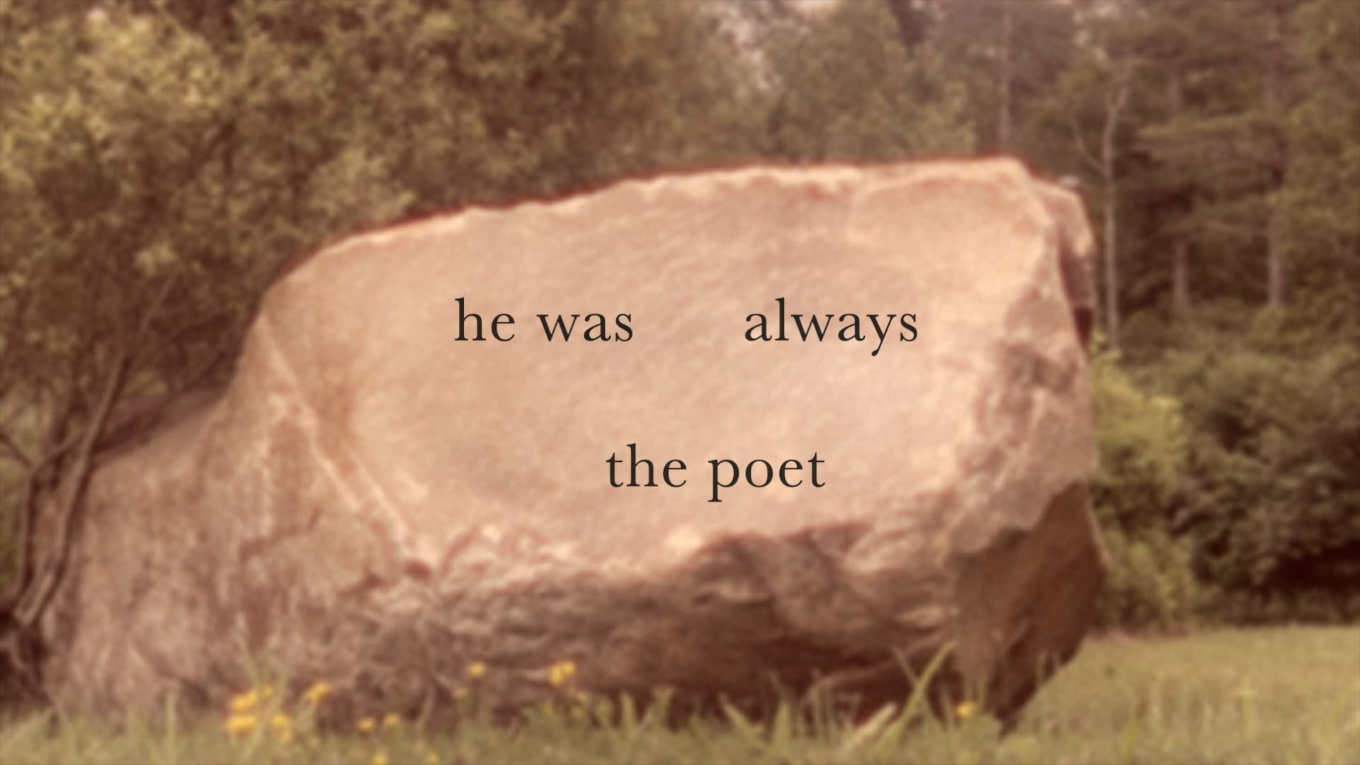 he was always the poet | spare the poets! [who legislate history] after Lift Every Voice and Sing, 2025